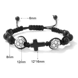 Pulseras de Fútbol para Mujeres y Hombres, Brazaletes Deportivos Inspirados en el Fútbol, Joyería del Campeonato Mundial de Fútbol de EE. UU. - Product Image 6