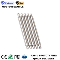 Tiges lisses en acier inoxydable usinées CNC Feigeer Tech, axes de rotor, micro-arbres de transmission, composants de roulement pour moteurs et modèles