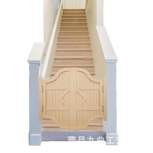 Puerta Batiente de Madera Sólida para Cafetería, Puerta Doble de Entrada para Porche, Estilo Rústico Moderno, Media Puerta para Uso Comercial - Product Image 5