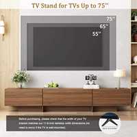 Meuble TV 76,4'' pour salon, meuble TV moderne, meuble TV avec 3 tiroirs, grand meuble de rangement, meuble multimédia pour salon