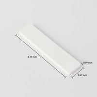 Étiquettes de lavage en silicone personnalisées avec puce RFID intégrée, logo de marque imprimé, étiquettes de soin lavables pour veste de travail, pour le suivi des vêtements