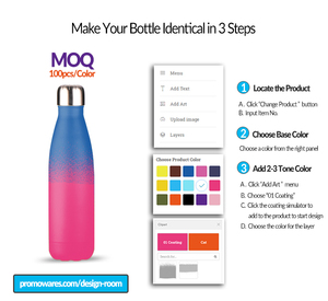 Wb nhiệt Cola thể thao dưới nước uống chai thép không gỉ kim loại tái sử dụng Phích chân không cách nhiệt chai nước - Product Image 5