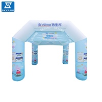 Arche publicitaire gonflable personnalisée avec logo, kiosque gonflable de dessin animé, stand publicitaire gonflable