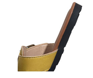 Chaussures pour femmes en cuir de vachette véritable, antidérapantes, souples, pour le printemps et l'automne, style urbain, talon de 1 cm - Product Image 6