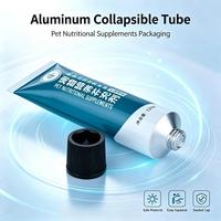 Emballage de voyage en aluminium de 50 ml à visser pour produits alimentaires, dentifrice, soins de la peau, cosmétiques et lotions, couleurs personnalisées