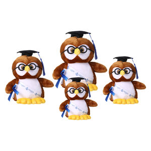 Giocattoli di peluche di laurea con gufo laureato giocattoli di peluche bambola regalo peluche peluche peluche con gufo di laurea - Product Image 5