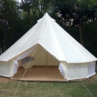Tente cloche en toile de luxe pour hôtel en plein air Glamping Camping Trade Show Tentes