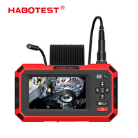 Caméra endoscopique industrielle portable Habotest HT669A avec câble de 3 m, flexible, 1080P HD, USB, inspection par borescope