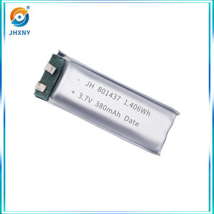 תעודת kc נטענת 3.7v 801437 l-ion gps גפ אוזניות <span class=keywords><strong>370mah</strong></span> ליתיום פולימר חבילה 500 מחזורים 1 שנה - Product Image 5