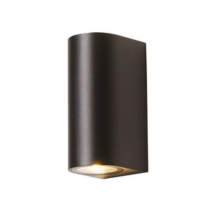 Lampu Dinding Silinder LED COB Spektrum Penuh ETL CE SAA, 10W 2*5W, Finishing Hitam untuk Luar Ruangan - Product Image 2