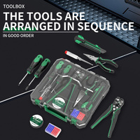 Kit d'outils isolés pour électricien, filier, câble, fil, pince à sertir automatique à plusieurs bornes, coupe-fil, tournevis