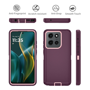 เคสโทรศัพท์แบบเต็มตัว ดีไซน์สปอร์ต แข็งแรงทนทาน สำหรับ <span class=keywords><strong>Motorola</strong></span> <span class=keywords><strong>Moto</strong></span> G 5G 2025 2026 พร้อมคลิปหนีบเข็มขัด - Product Image 3