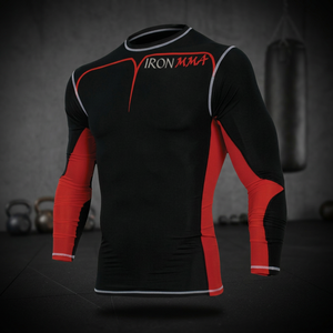 Challenger Pro Sports Safety Rash Guards-80% Polyester 20% Spandex Long/Short Sleeves Double Flat Lock Stitching - Product Image 2