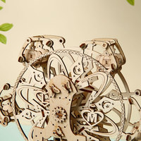 Vente en gros de modèles de puzzle 3D en bois, modèle de grande roue, puzzles 3D en bois à faire soi-même pour adultes, artisanat fait main, décoration, cadeau