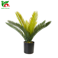 35CM Mini Cycas Palm Künstliche Topf Bäume Sago Palm Künstliche Pflanzen Bonsai Bäume für Haus Dekoration