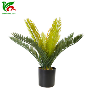 Cycas Palm ต้นไม้เซมิคอนดักเตอร์ประดิษฐ์ขนาด35ซม.,ต้นบอนไซสำหรับตกแต่งบ้าน - Product Image 1