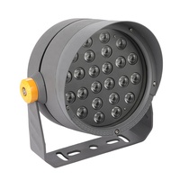Projecteur extérieur en aluminium DC24V pour stade, IP65, éclairage paysager de jardin, projecteur LED RGB, blanc chaud, certifié ROHS, haute luminosité