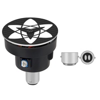 Ampoule LED arrière clignotante DC12V, nouvelle ampoule de frein rotative pour motos, inspirée du Sharingan - Accessoire lumineux pour voiture