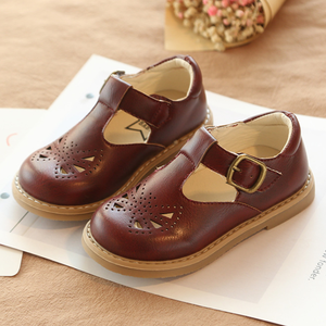 Chaussures tendance pour bébés filles, style princesse, en cuir, pour fêtes d'anniversaire, avec bride en T, 2-7 ans - Product Image 2