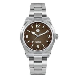 Fabricant OEM ODM, montres mécaniques décontractées à dôme en verre avec couvercle de pot, montre de plongée automatique avec logo personnalisé NH35 - Product Image 6