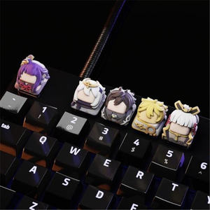 Personnalité A-nime résine Ge-nshin I-mpact Keycaps mignon Esc personnalisé 3D Artisan Keycap pour clavier mécanique Mx Switch - Product Image 5