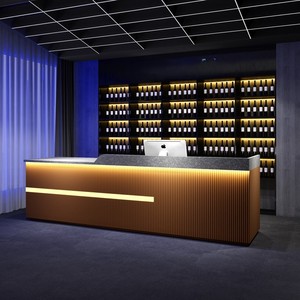 Quầy <span class=keywords><strong>Bar</strong></span> phong cách công nghiệp cho ngoài trời và hầm rượu sử dụng cho phòng tập thể dục phòng bi-a thiết kế cửa hàng khách sạn - Product Image 3