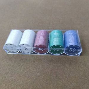 Fichas de Póker Personalizadas de Material PS al por Mayor, Directo de Fábrica, Impresión de Logotipo Personalizado, Fichas de Juego de Póker Texas para Casino - Product Image 4