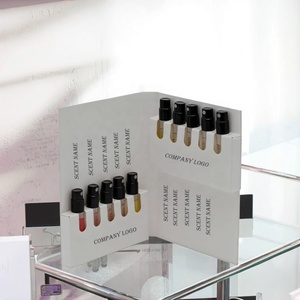 Benutzer definierte UV-Goldfolie 1ml 2ml 3ml Parfüm-Proben <span class=keywords><strong>tester</strong></span> 8pc 9pc 10pc Fläschchen Discovery Explore Paper Box mit geprägtem Logo - Product Image 6