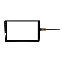 Écran tactile capacitif multi-touch de 9 pouces avec résolution 1024x600 et dureté de surface 3H pour la navigation automobile MP5