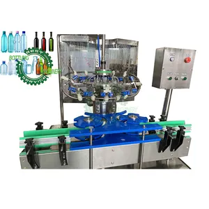 Tự Động 2000 Chai Mỗi Giờ Vòng Vuông Nước Giải Khát Chai 12 Thủ Trưởng Rotary Water Spray Rinser Máy