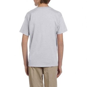T-shirts unis pour enfants, garçons et filles, 100% coton, manches courtes, impression personnalisée du logo - Product Image 4