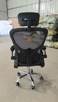 Chaise de bureau ergonomique pivotante ALINUNU 2024 de haute qualité avec dossier haut en maille et appui-tête pour sièges de direction