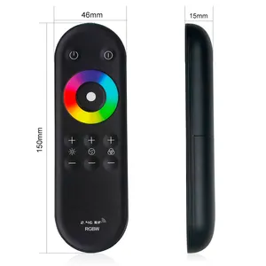 Newest Factory Selling 2.4G Touch Remote Control White Black With 2.4G Multi Channel Led Light Controller