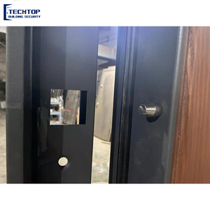 TECHTOP Custom Class 3 Cerradura Portoncini Blindati Diseño moderno Económico <span class=keywords><strong>Italiano</strong></span> Chapa <span class=keywords><strong>de</strong></span> madera Antirrobo-Puerta blindada para casa - Product Image 2