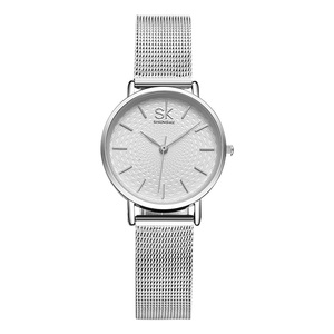 Minimalist <strong>Women</strong> Quartz <strong>Watch</strong> Mesh Stainless <strong>Steel</strong> <strong>Strap</strong> 30mm Ultra Slim Ladies Wristwatch Top Seller for Global Distributor OEM - Product Image 1