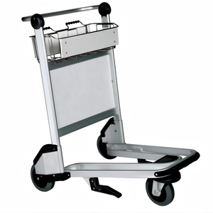 Carrito de equipaje con logotipo personalizado para pasajeros en aeropuertos, terminales, estaciones y centros comerciales - Product Image 2