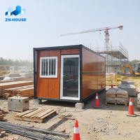 Module de dortoir préfabriqué à faible coût, mini-bureau préfabriqué pliable, maison conteneur pliable avec toilettes