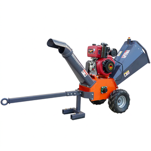 Broyeur de bois portable SRJX, moteur diesel 7,5 kW, diamètre maximal de 150 mm, 4 t/h, machinerie forestière - Product Image 1
