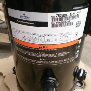 Compresor Scroll Emerson Copeland ZB76KQ TFD 550, Equipo de Refrigeración para Almacenamiento en Frío - Product Image 3