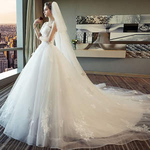 Get Married Women Luxury Boob Tube Top Elegantes vestidos de novia de noche - Product Image 5