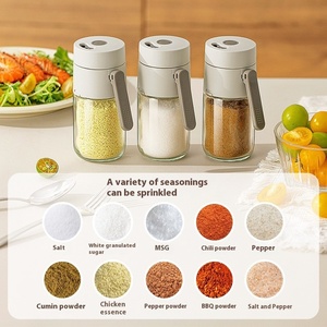 Mạnh mẽ chống ẩm chai gia vị cho nhà bếp kiểm soát định lượng muối mononatri glutamate hộp thảo mộc gia vị công cụ - Product Image 3