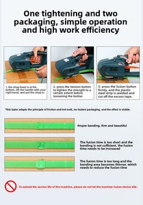 High-Speed Semi-Automatic Strapping Machine for Fast and <b>Secure</b> Packaging Auxiliary Machines High-Speed Semi-Automatic High-S - Product Image 6