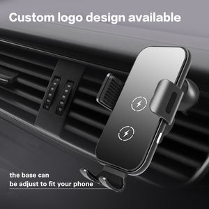 CE ROSH PSE 15W soporte de teléfono de <span class=keywords><strong>carga</strong></span> rápida de doble bobina de sujeción automática para <span class=keywords><strong>Samsung</strong></span> Galaxy Z Flip 3 4 iPhone cargador de coche inalámbrico - Product Image 5