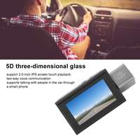 Caméra embarquée 4G Android 8.1 de 3 pouces avec moniteur à distance, WIFI, ADAS, navigation GPS, double boîte noire de voiture, carte SD 128G, 24H