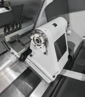Schrägbett-CNC-Drehzentrum, 3-Achsen-Drehmaschine für CNC-Steuerung, hochpräzise Schwerlast-Metalldrehmaschine mit 12 Stationen