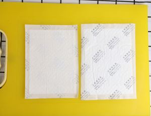 Frozen Food Disposable Meat Absorbent Pads Rectangular Shape PE Pulp SAP Material Household Use Soaker Pad <b>Packaging</b> <b>Printing</b> - Product Image 3