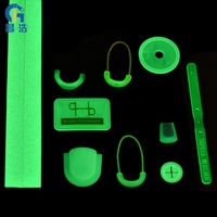 Cordes de traction à glissière en caoutchouc de Silicone coloré en forme de U extracteur de fermeture éclair de taille personnalisée pour accessoires de vêtements de bricolage