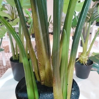 Tortue artificielle en pot verte personnalisée soutenu arbres extérieur intérieur jardin décor à la maison court faux Monstera plantes