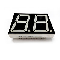 Blanc 2 chiffres 1.5 pouces 7 segments led affichage led module Houkem-15021-A/BW 17 broches CC CA