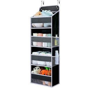 Houseware Folding 4 Pocket Non-woven Over the Door <b>Storage</b> Organizer <b>Hanging</b> <b>Wall</b> Closet <b>Storage</b> Bag Organizer - Product Image 1